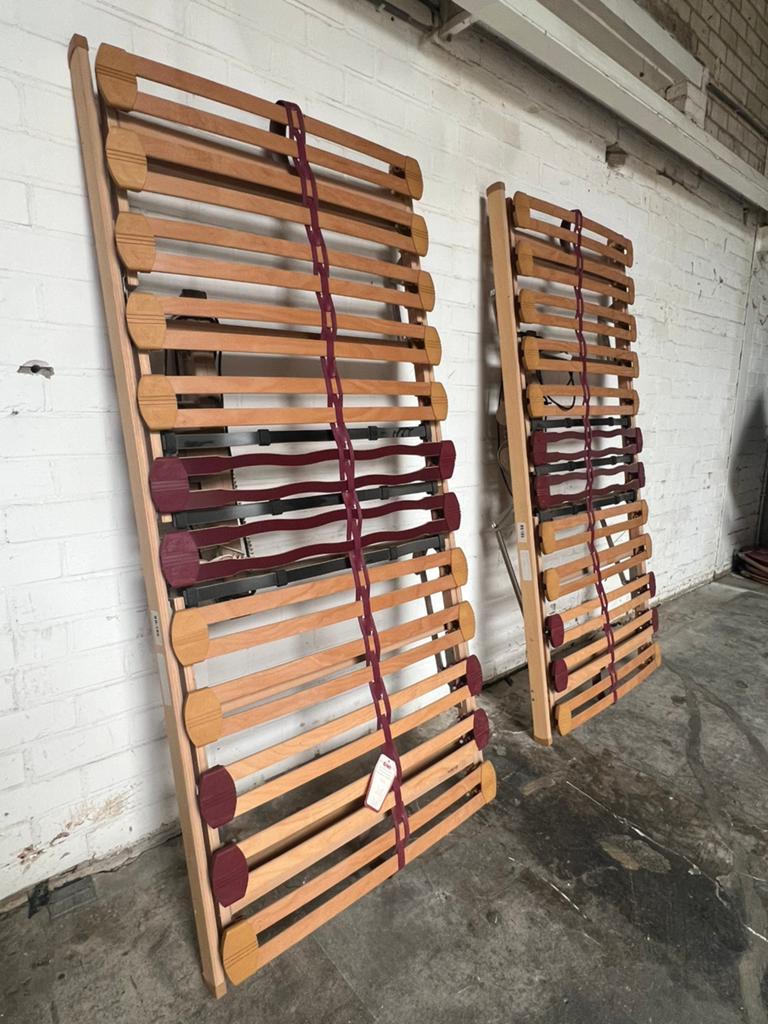 2x Elektrische lattenbodem 90x190 verstelbaar, Ophalen of Verzenden, Zo goed als nieuw, Eenpersoons, 90 cm