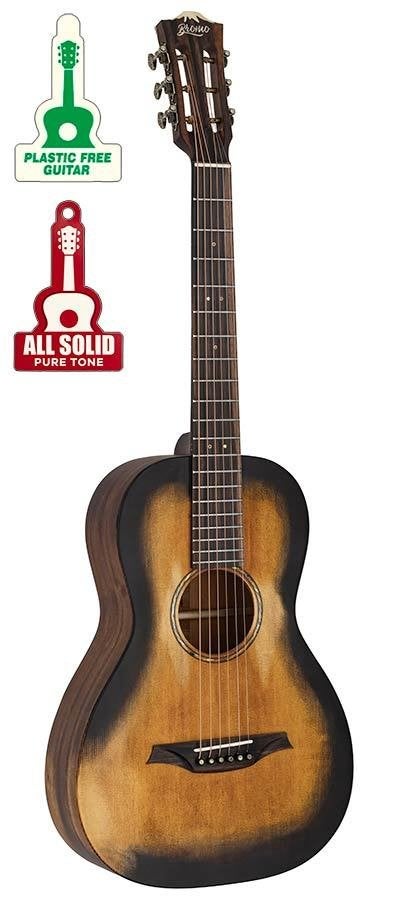 Bromo BAR6H/HS Rocky Mountain Series Parlor Gitaar, ., Nieuw, Ophalen of Verzenden, Akoestische gitaar