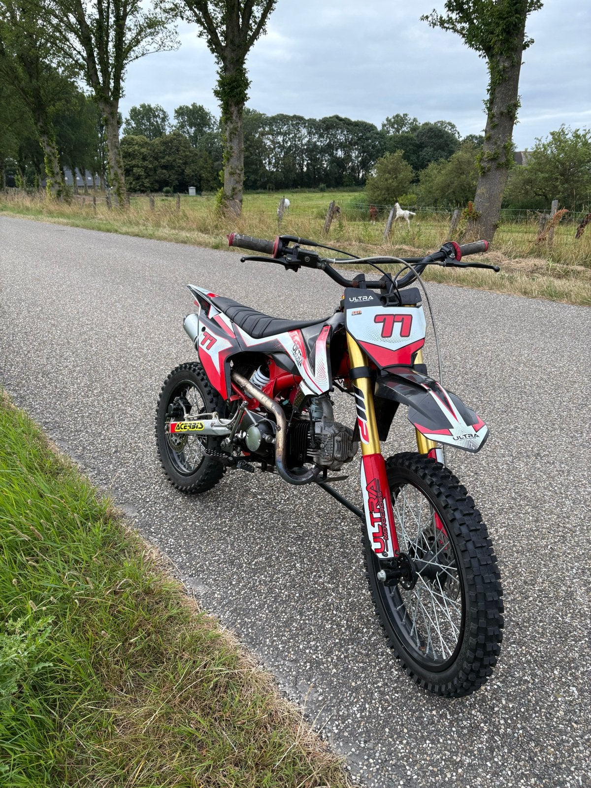 Ultra Pitbike 125cc - Krachtige pitbike, Fietsen en Brommers, Minibikes, Midibikes en Pitbikes, Ophalen
