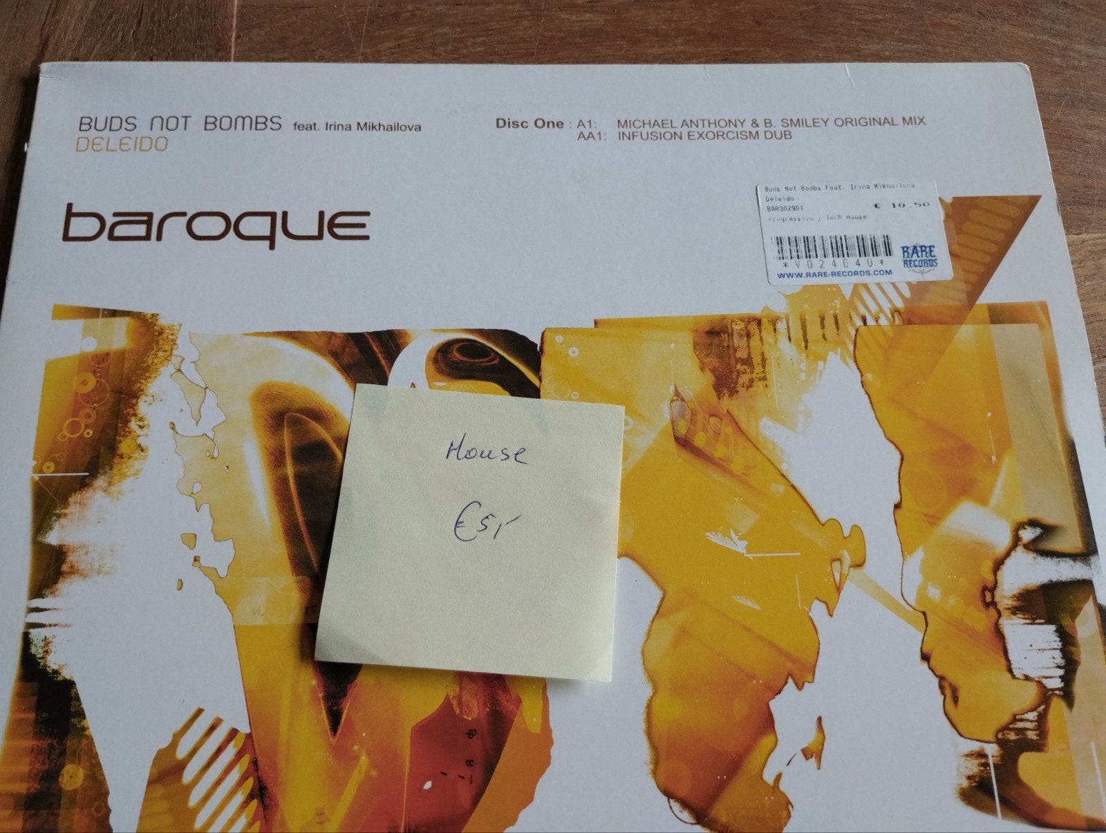 Baroque - Buds Not Bombs feat. Irina Mikhailova DELEIDO, Cd's en Dvd's, Cd's | Dance en House, Ophalen of Verzenden, Gebruikt