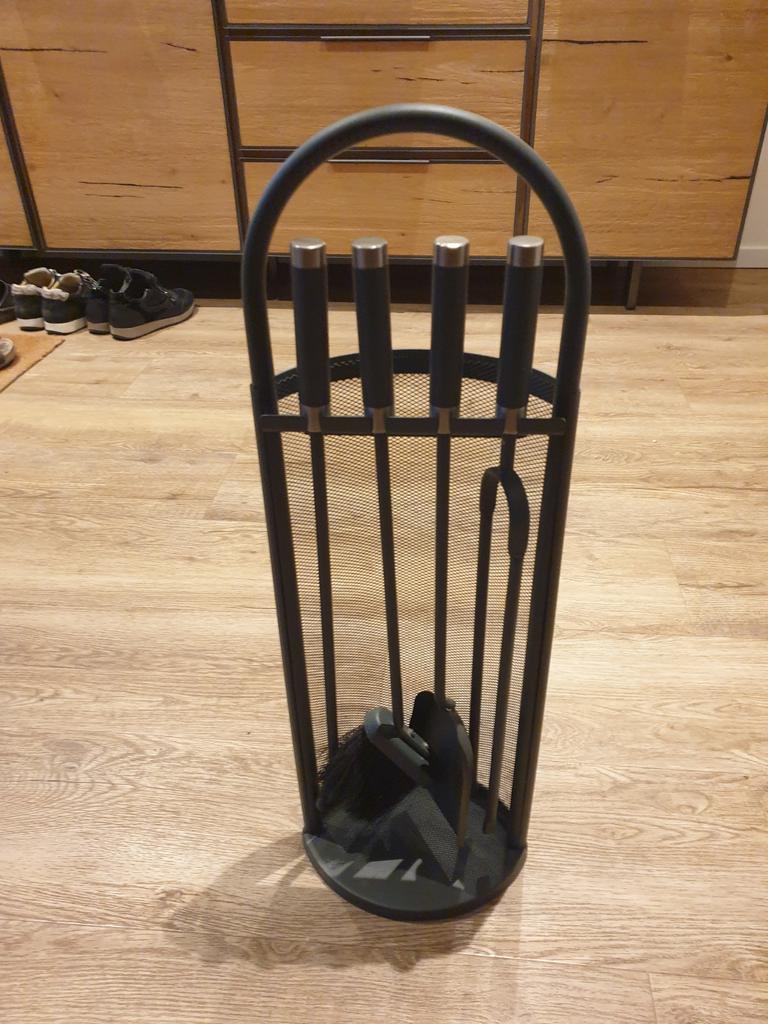Gereedschap set voor kachel - Zwart, compleet, Ophalen of Verzenden