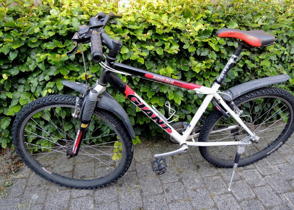 Giant Boulder Shock Nette Mountainbike, Ophalen, Gebruikt, Fully, 49 tot 53 cm