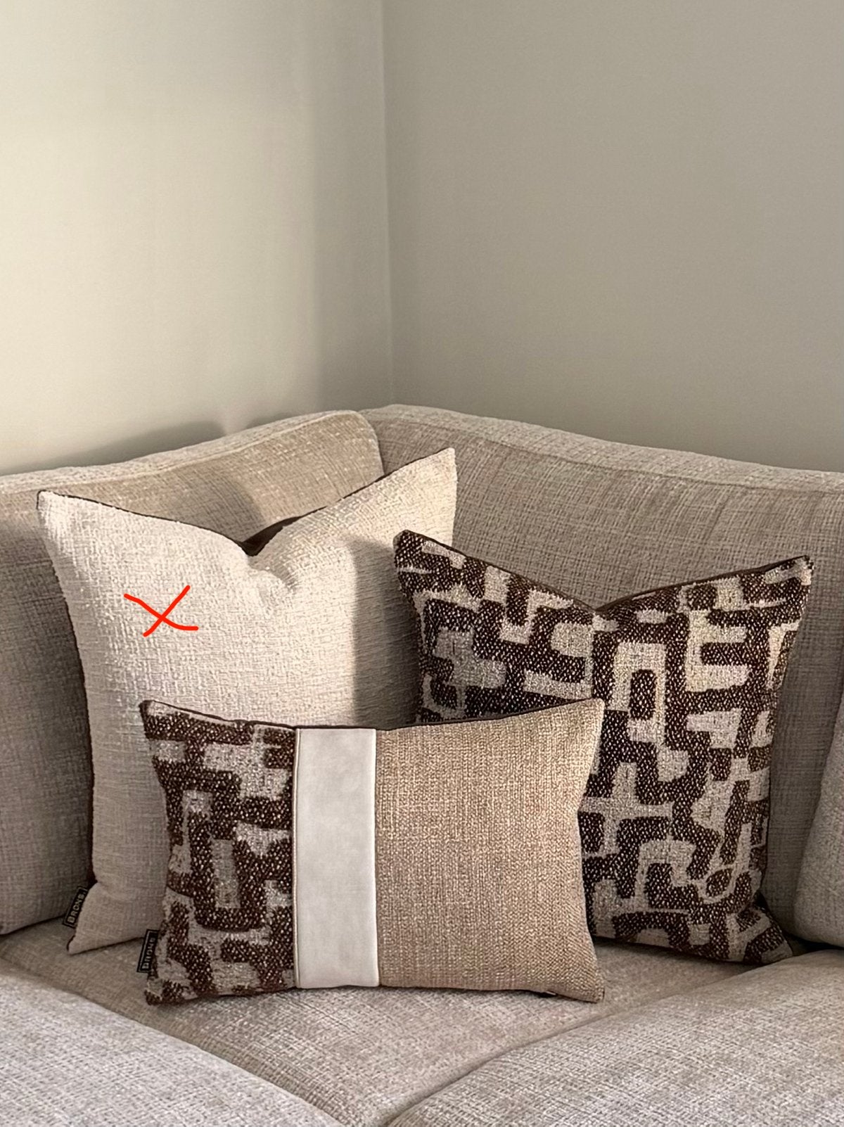 NIEUW Brons sierkussen Akita 50x50, Huis en Inrichting, Woonaccessoires | Kussens, Overige merken, Vierkant, Nieuw, Ophalen of Verzenden
