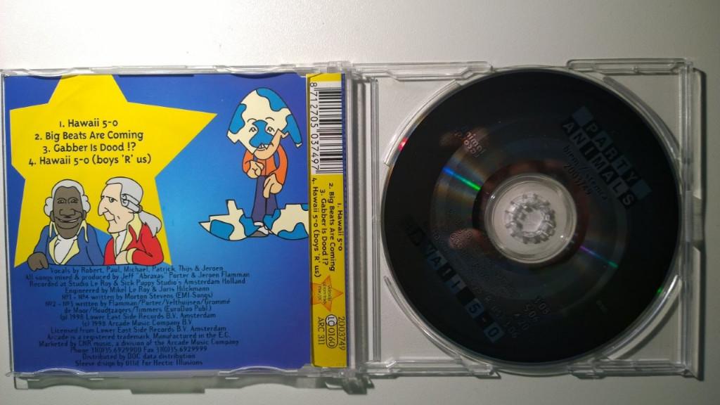 Party Animals - Hawaii 5-0, Maxi-single, Dance, Ophalen of Verzenden, Zo goed als nieuw