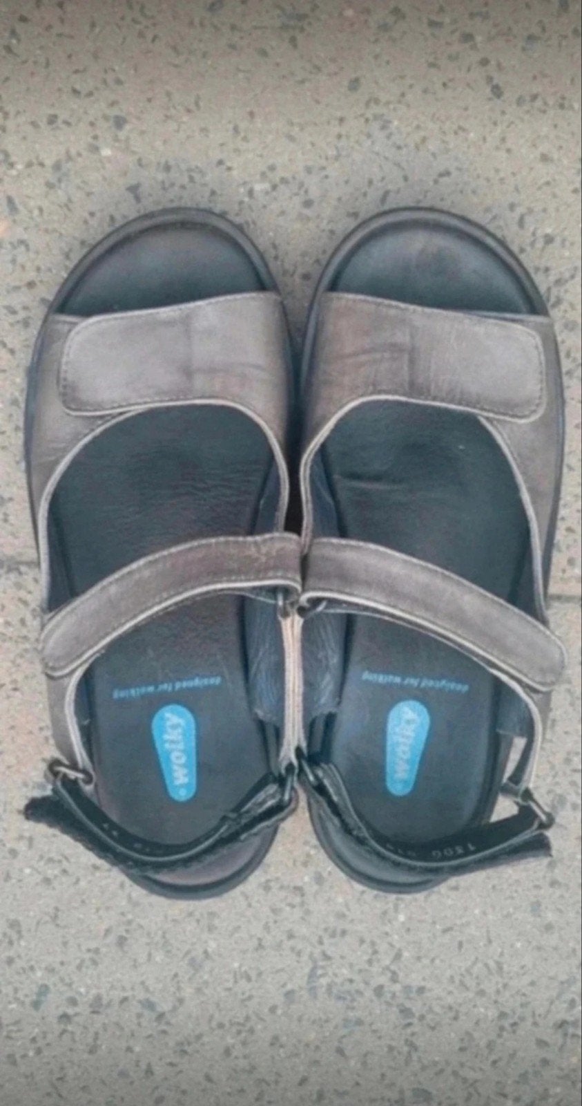 Wolky leren grijse sandalen maat 37, Kleding | Dames, Schoenen, Wolky, Grijs, Gedragen, Sandalen of Muiltjes
