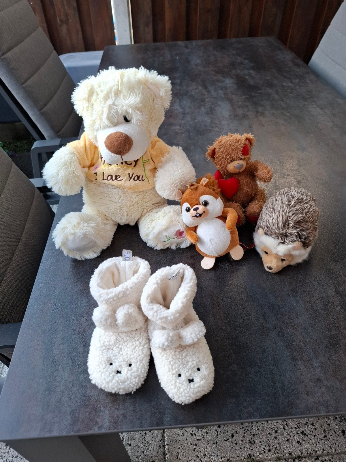 Knuffelberen en knuffeldieren set, Gebruikt, Beer, Ophalen of Verzenden, Middelgroot (20 tot 80 cm)