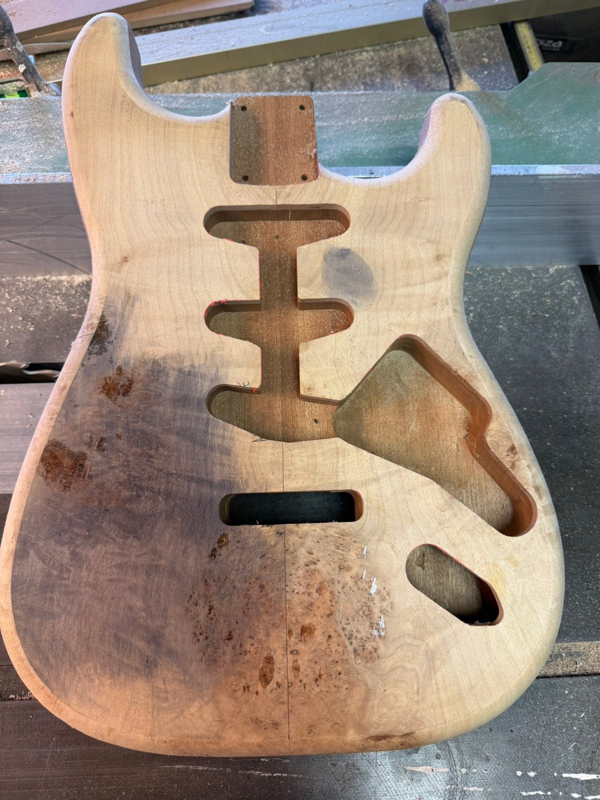 Stratocaster birdseye maple