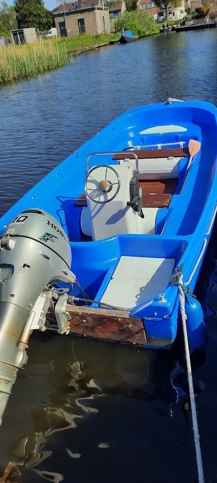 Fun Yak 450 met 10 pk Honda buitenboordmotor, Ophalen, Overige merken, Kunststof, Gebruikt