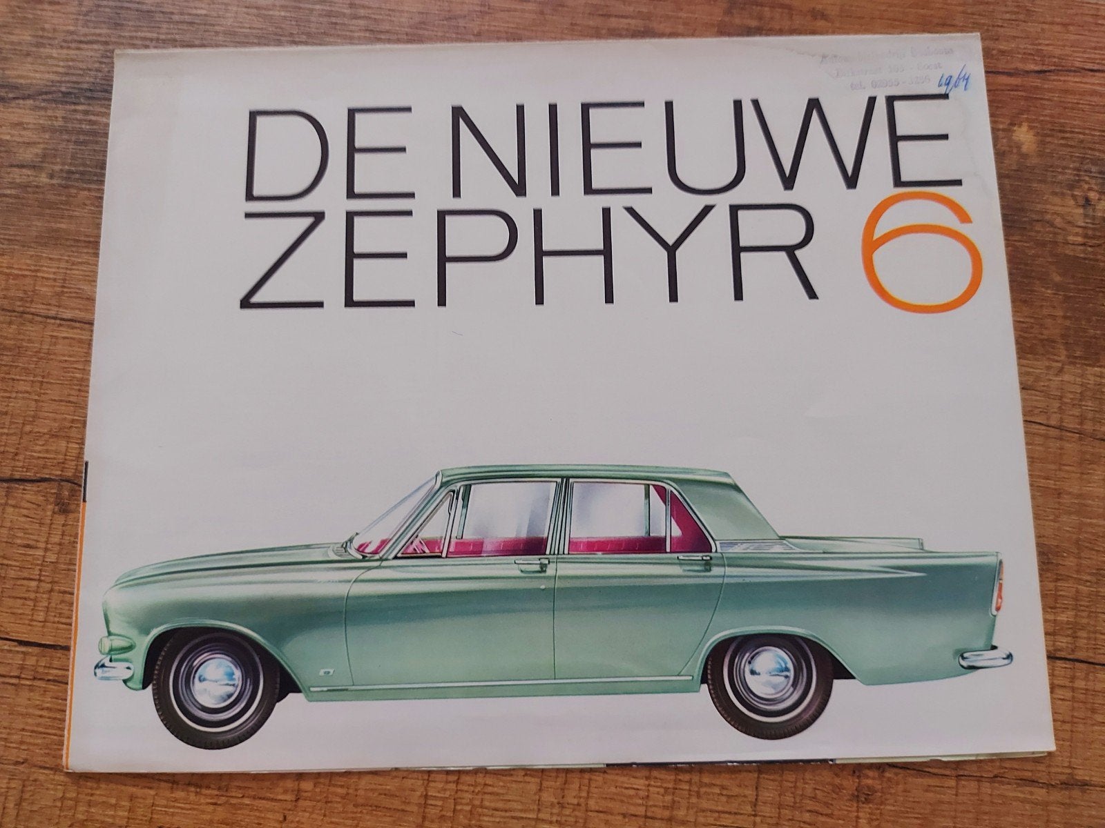 1964 Ford Zephyr 6 folder NL, Ophalen of Verzenden, Zo goed als nieuw, Ford