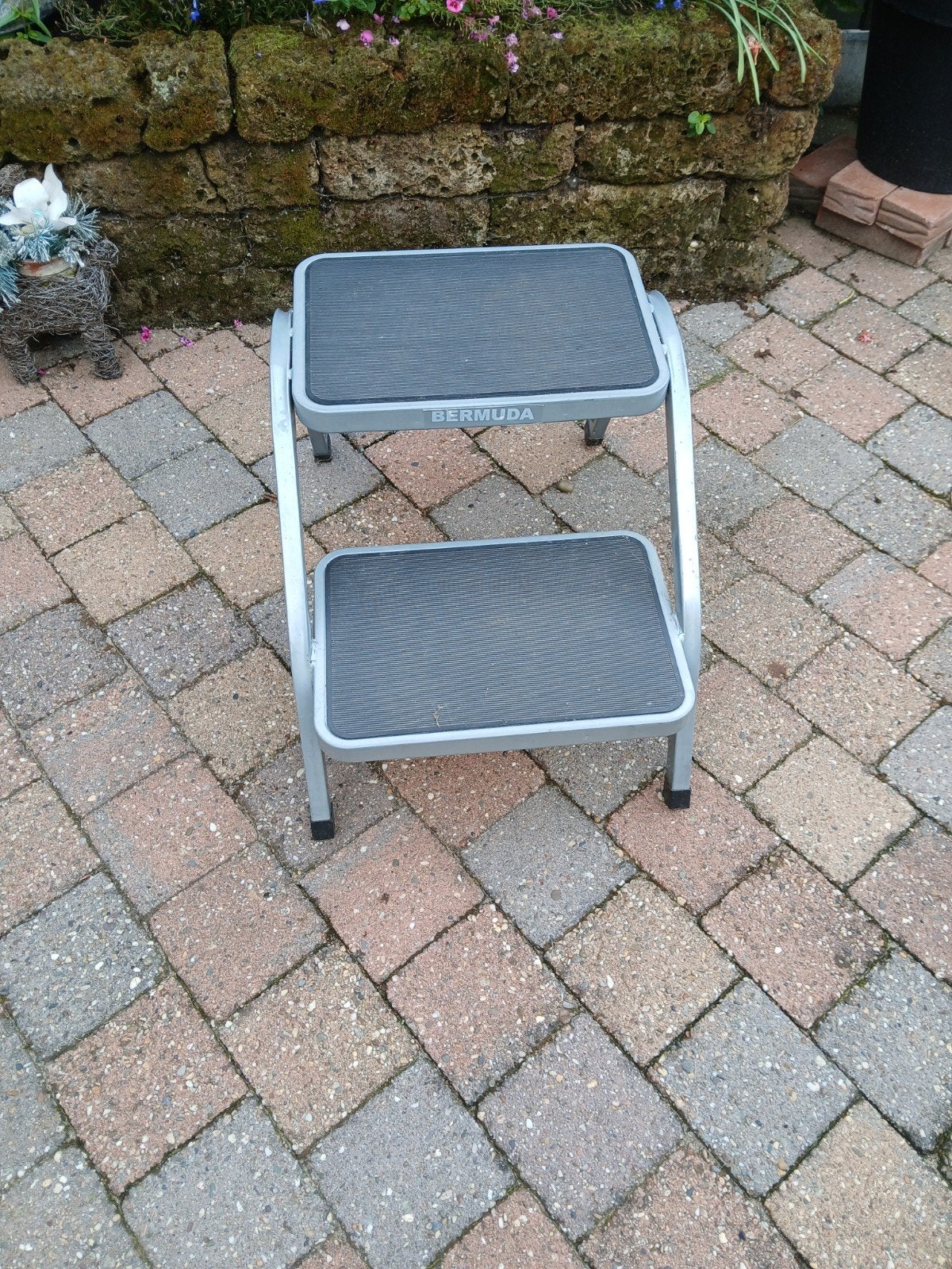 opstapje voor de caravan, Ophalen, Gebruikt