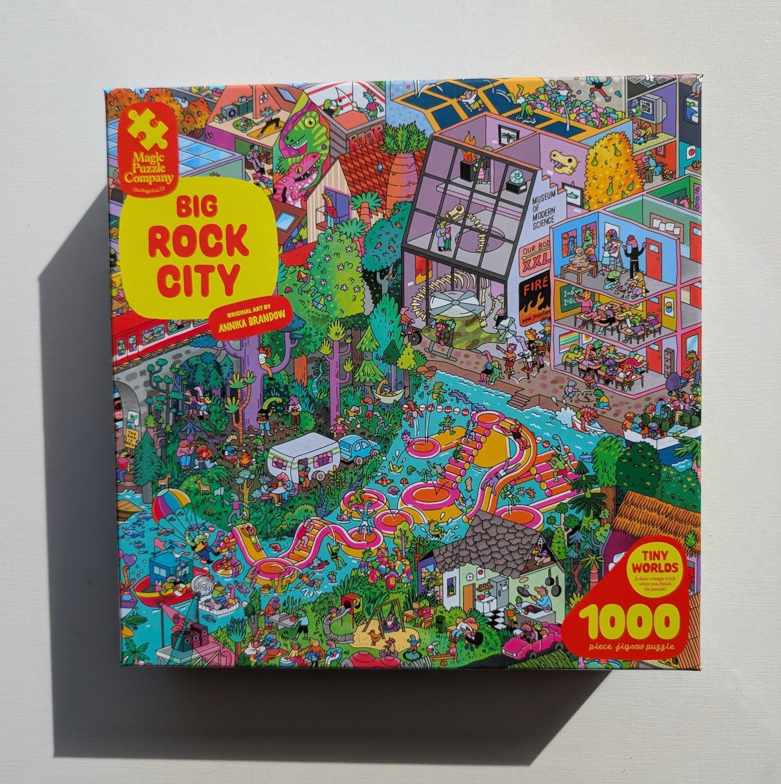 Magic Puzzle Company Big Rock City 1000 stukjes, Ophalen of Verzenden, 500 t/m 1500 stukjes, Zo goed als nieuw, Legpuzzel