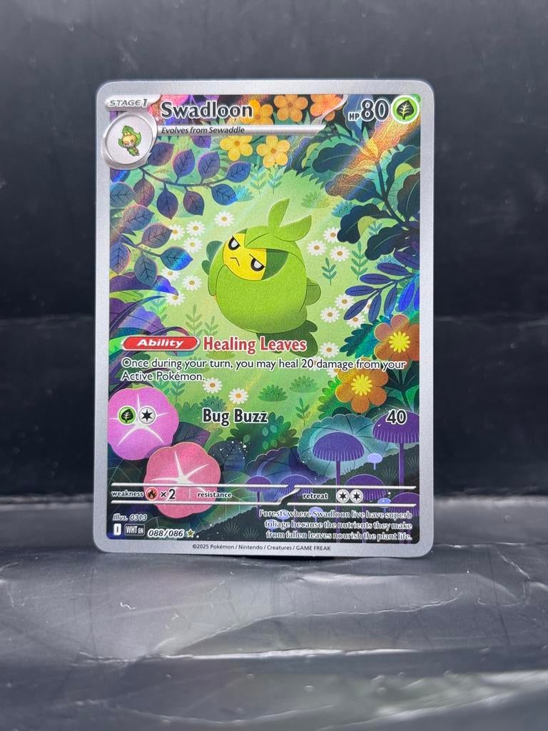 Pokemon White Flare - Swadloon 088/066, Ophalen of Verzenden, Zo goed als nieuw