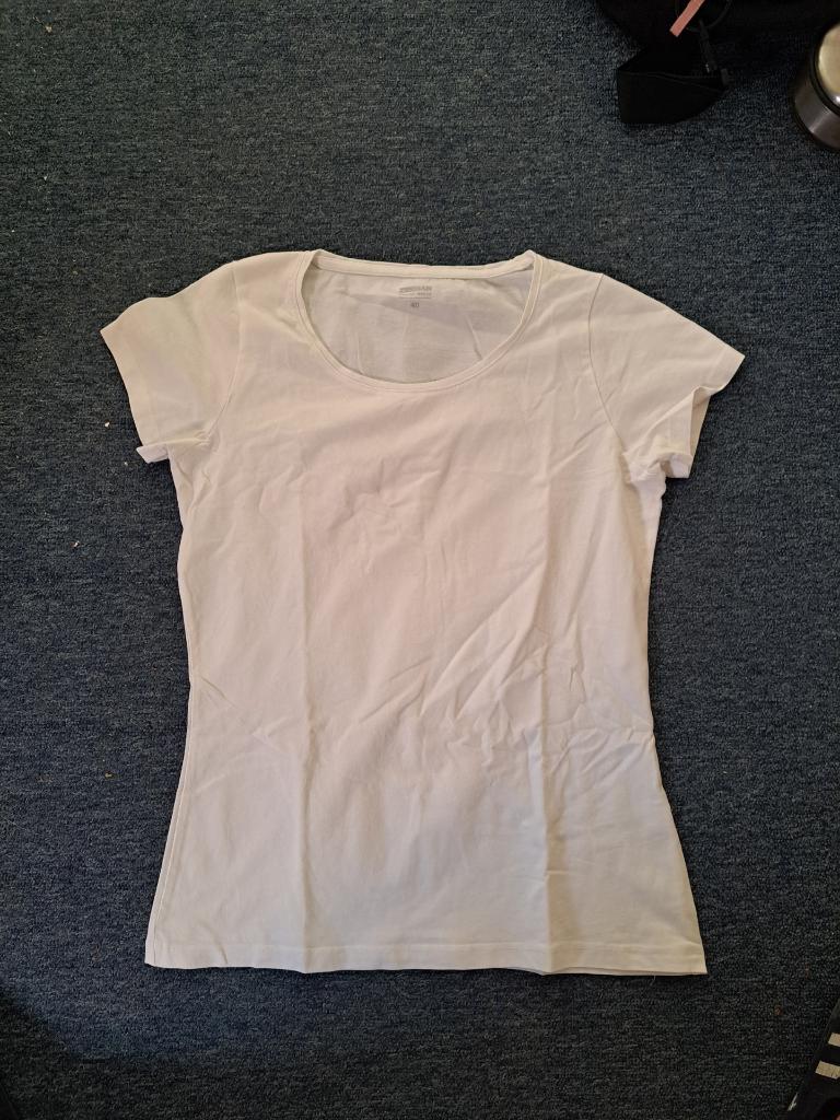 wit zeeman t.shirt maat 40, Kleding | Dames, T-shirts, Zo goed als nieuw, Maat 38/40 (M), Wit, Korte mouw, Ophalen of Verzenden