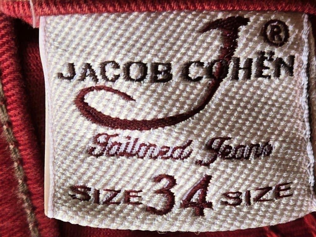 Nieuw Jacob Cohen Broek met wijn rood kleur maat 34, Maat 48/50 (M), Nieuw, Ophalen of Verzenden, Jacob Cohen