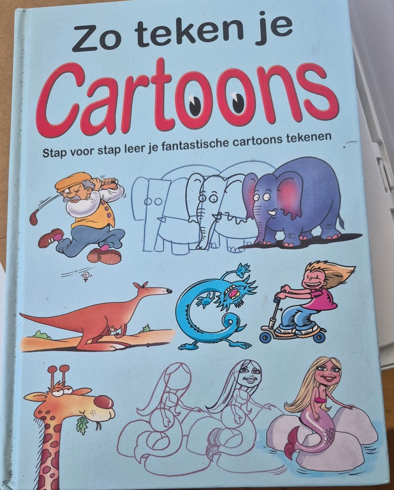 Zo teken je cartoons - Leer cartoons tekenen, Ophalen, Gebruikt, Boek of Gids