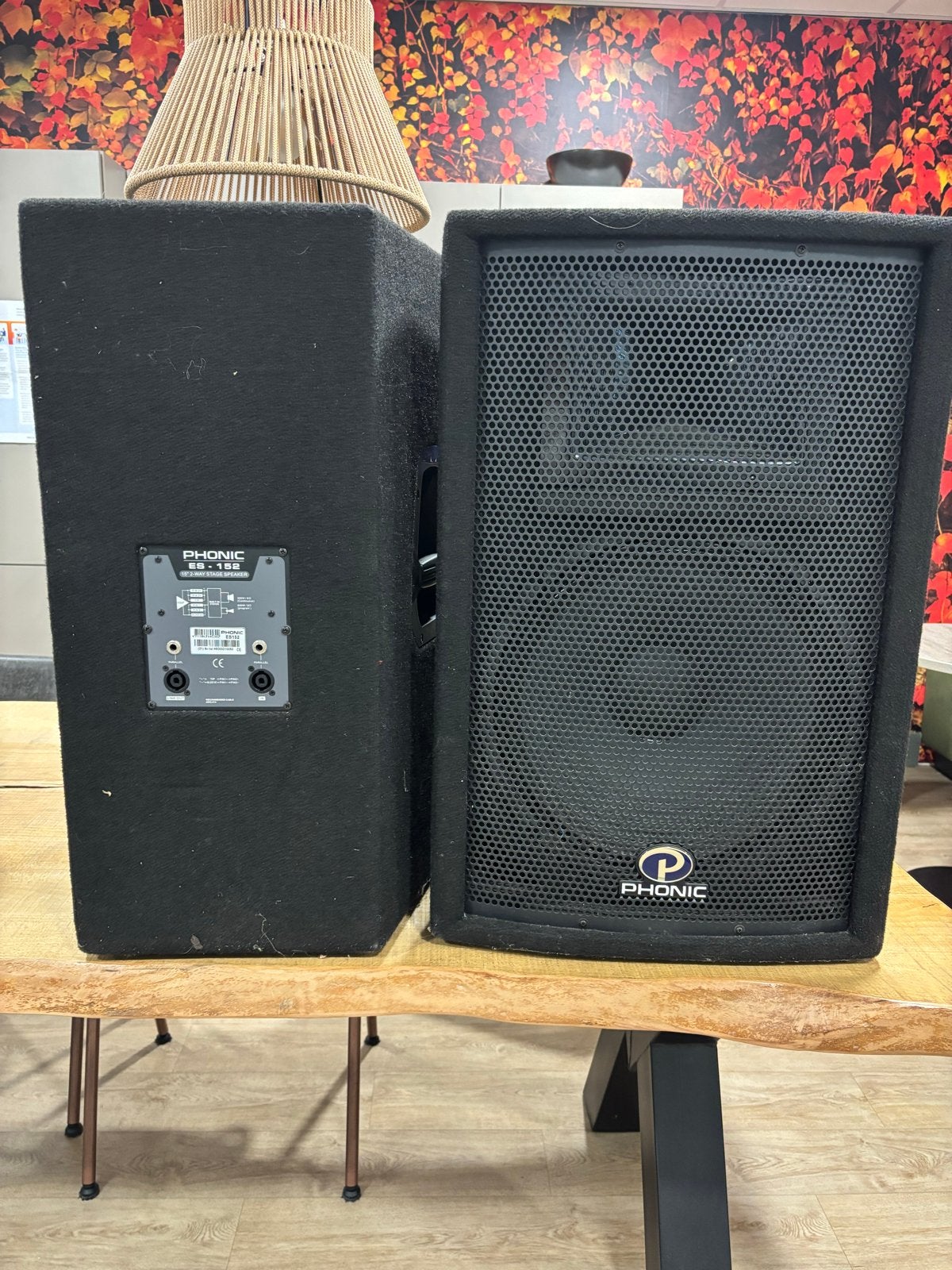 Complete set licht en geluid - Phonic ES-152 & DAP Audio MC-, Ophalen, Gebruikt