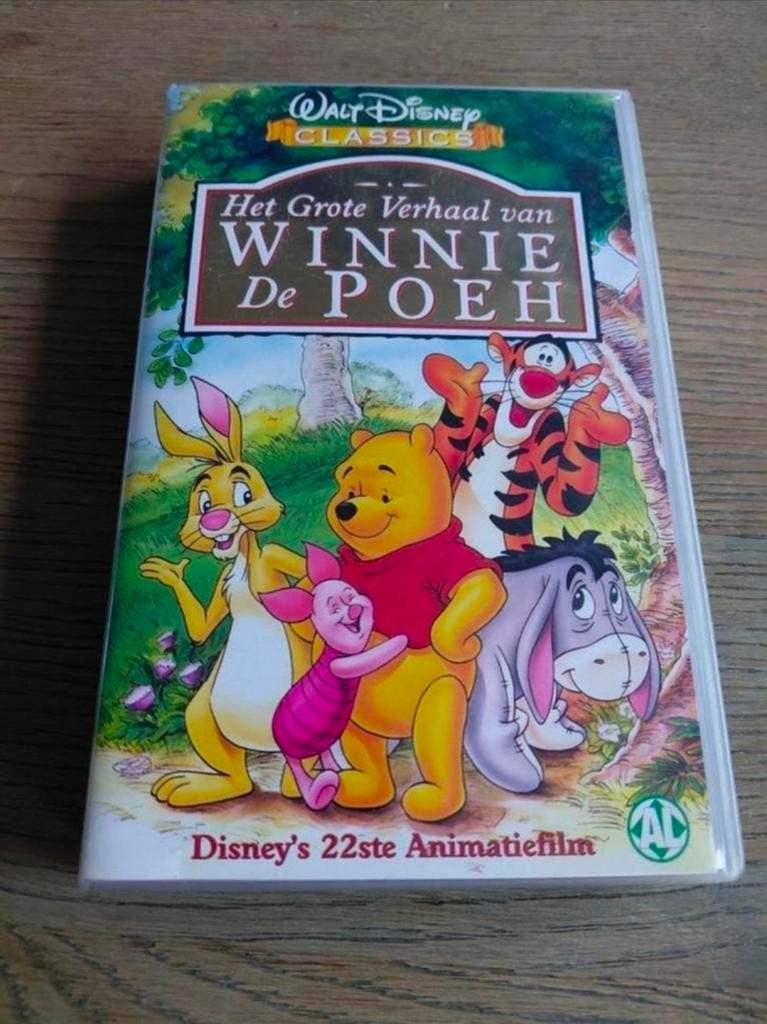 Disney Classic Het Grote Verhaal Winnie de Poeh videoband, Cd's en Dvd's, VHS | Kinderen en Jeugd, Gebruikt, Tekenfilm, Alle leeftijden