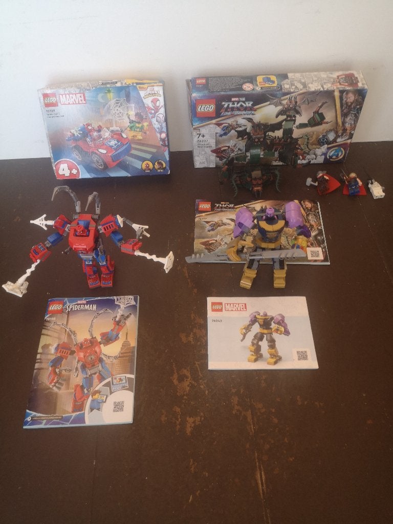 lego marvel sets, Kinderen en Baby's, Speelgoed | Duplo en Lego, Ophalen of Verzenden, Zo goed als nieuw, Complete set, Marvel