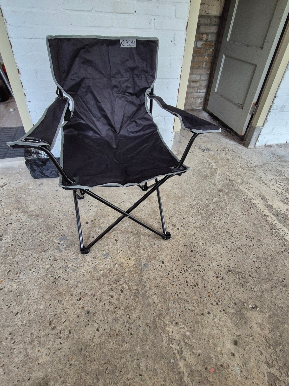Froyak Campingstoel - Compact en Comfortabel, Ophalen of Verzenden, Zo goed als nieuw, Campingstoel