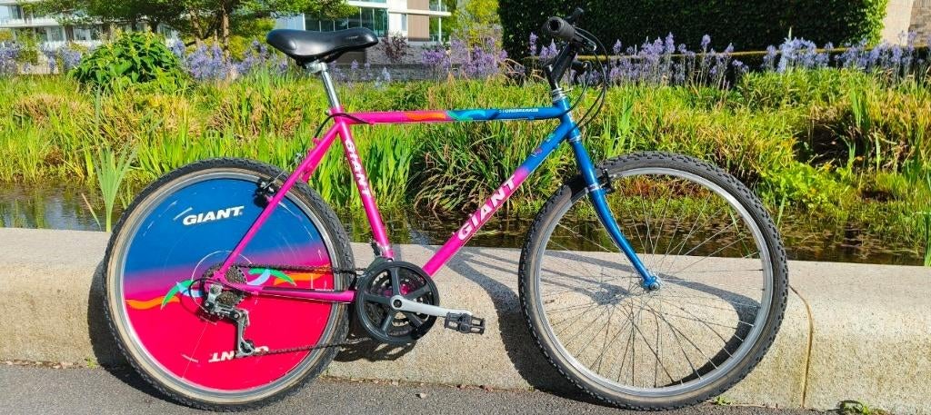 Giant Stonebreaker vintage MTB, Fietsen en Brommers, Fietsen | Mountainbikes en ATB, Ophalen, Gebruikt, Velgrem, 49 tot 53 cm