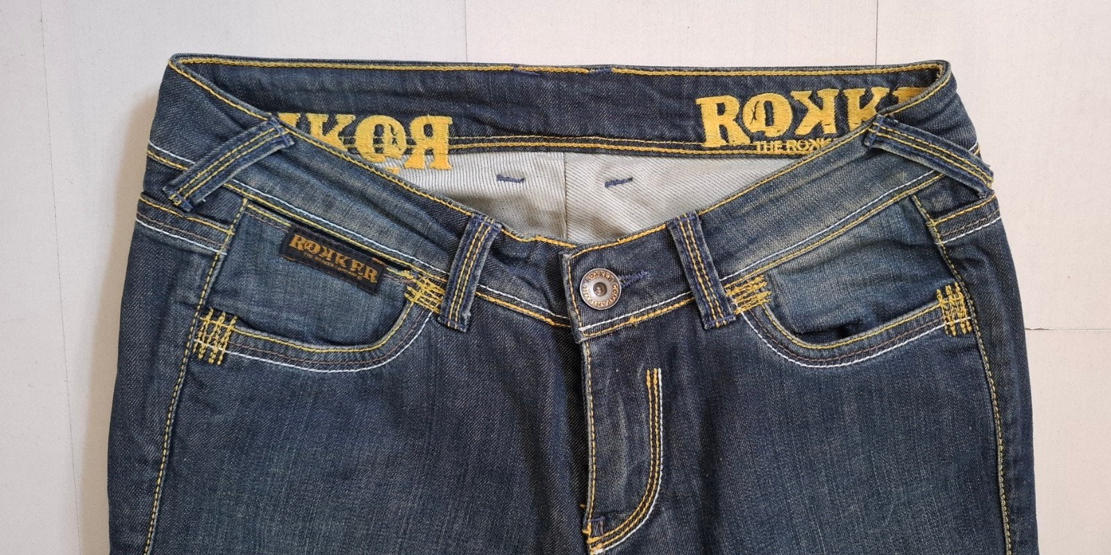 Rokker Jeans W28/L34 - Schoeller Dynatec, Ophalen of Verzenden, Zo goed als nieuw, Blauw, W28 - W29 (confectie 36)