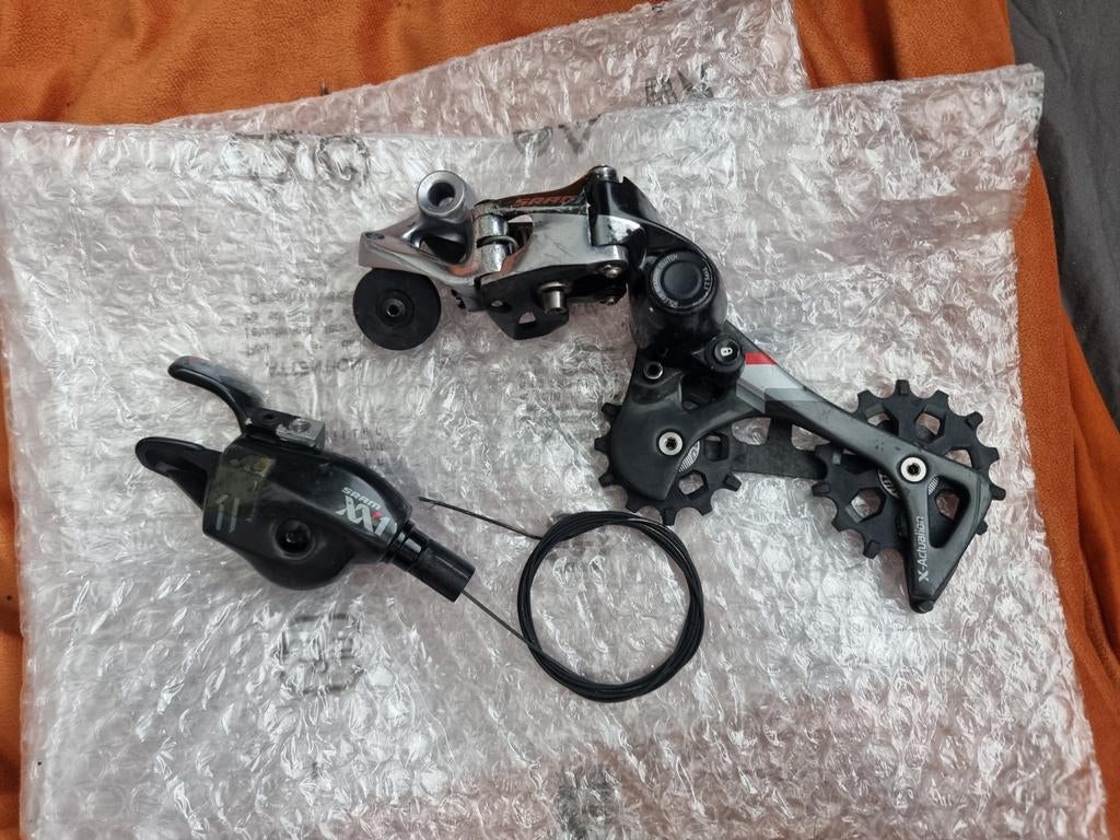 Sram XX1 11s Derailleur and carbon shifter, Fietsen en Brommers, Fietsonderdelen, Gebruikt, Ophalen of Verzenden, SRAM, Derailleur of Ketting