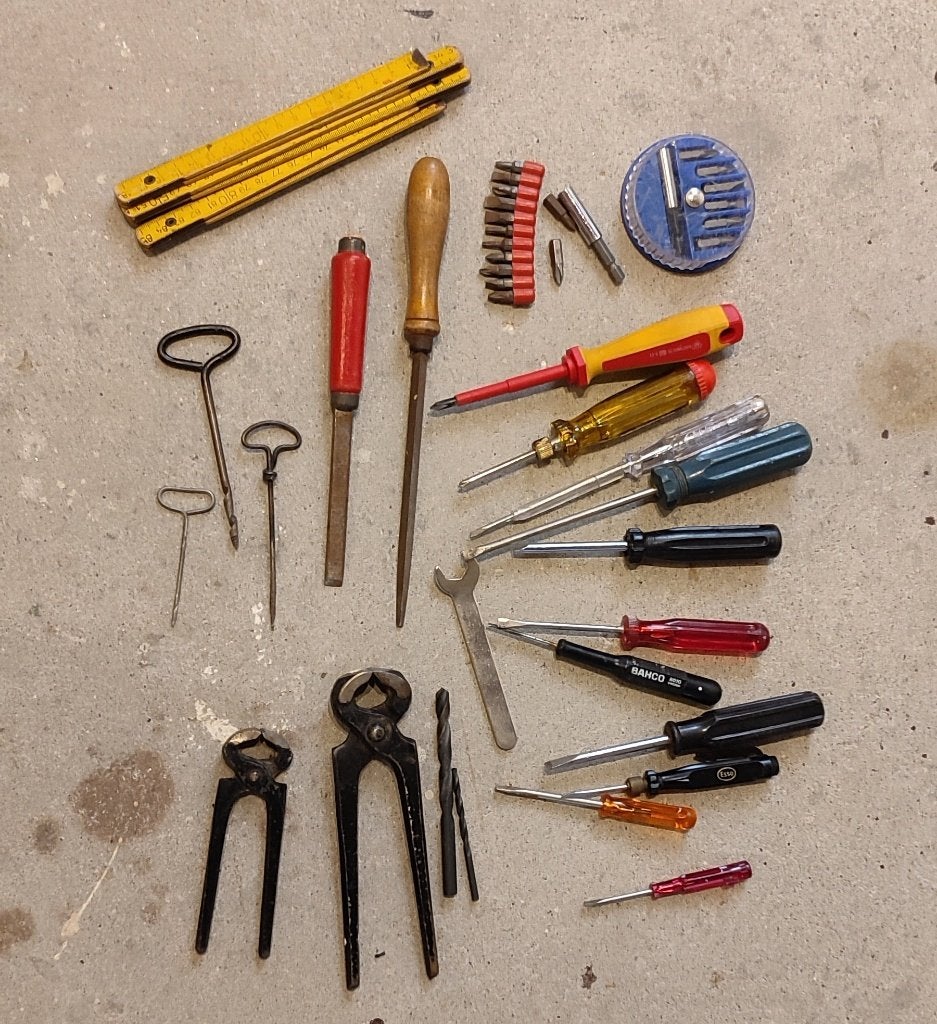 Partij handgereedschap, Ophalen