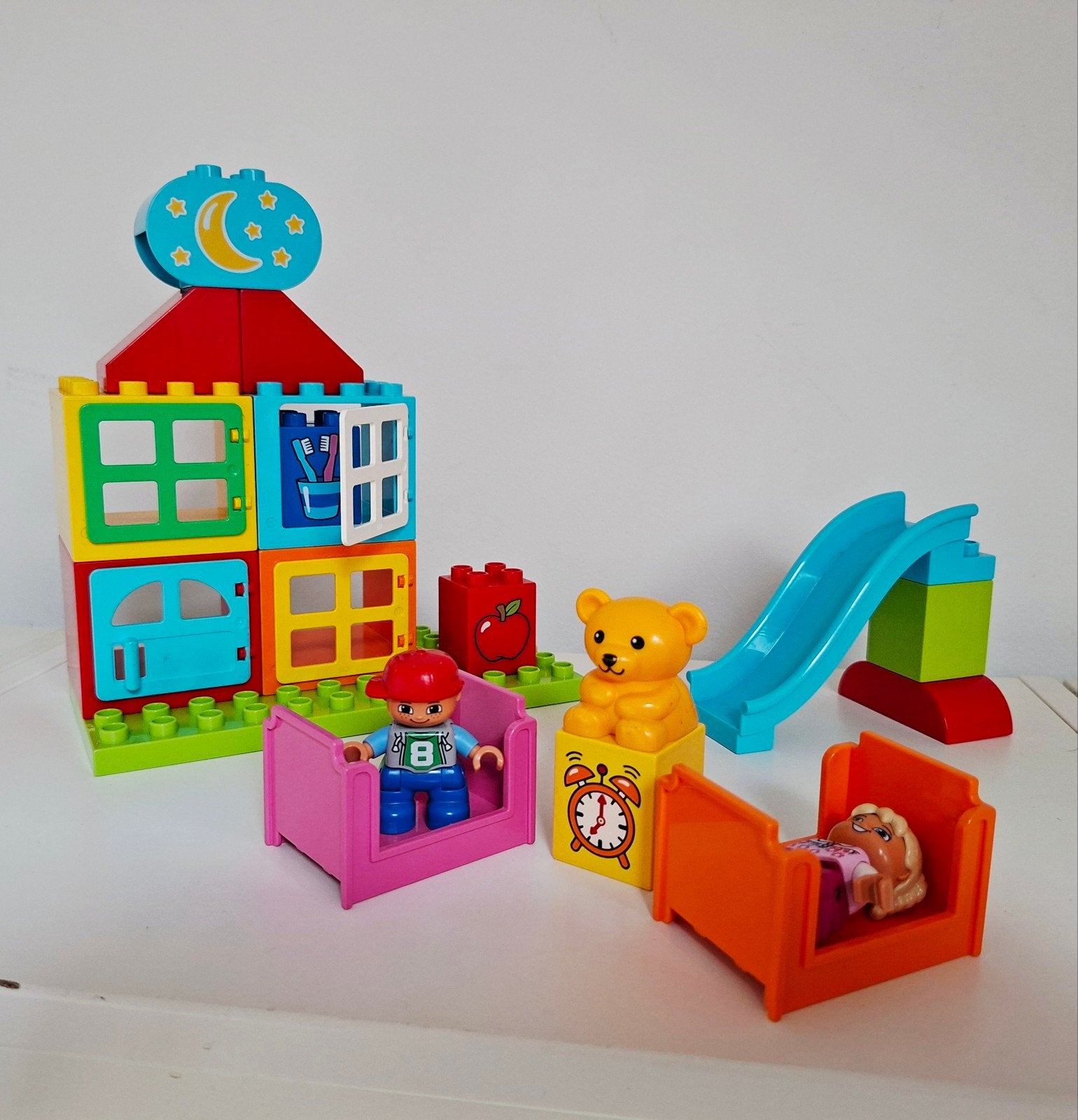 Duplo set het speelhuis, Inclusief minifiguren, Gebruikt, MOC (eigen creatie), Ophalen of Verzenden