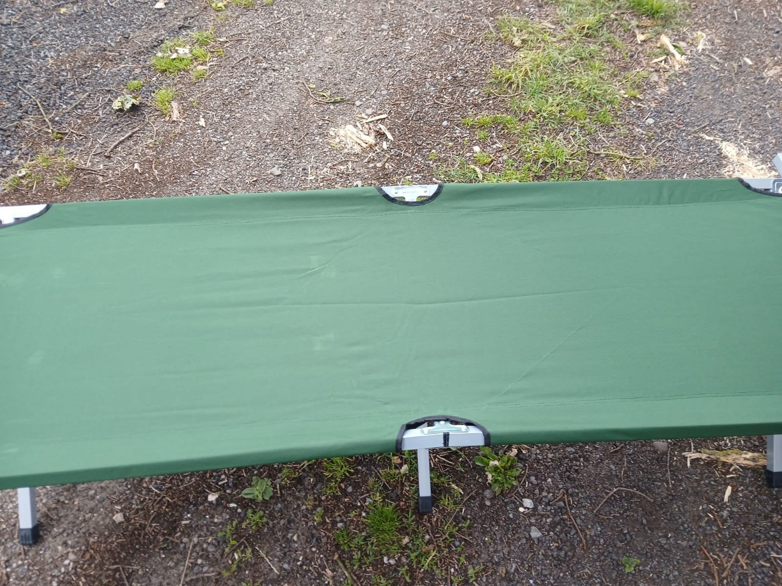 Westerholt Stalen Veldbed (Groen) - Opvouwbaar Campingbed, Ophalen, Zo goed als nieuw, Overige