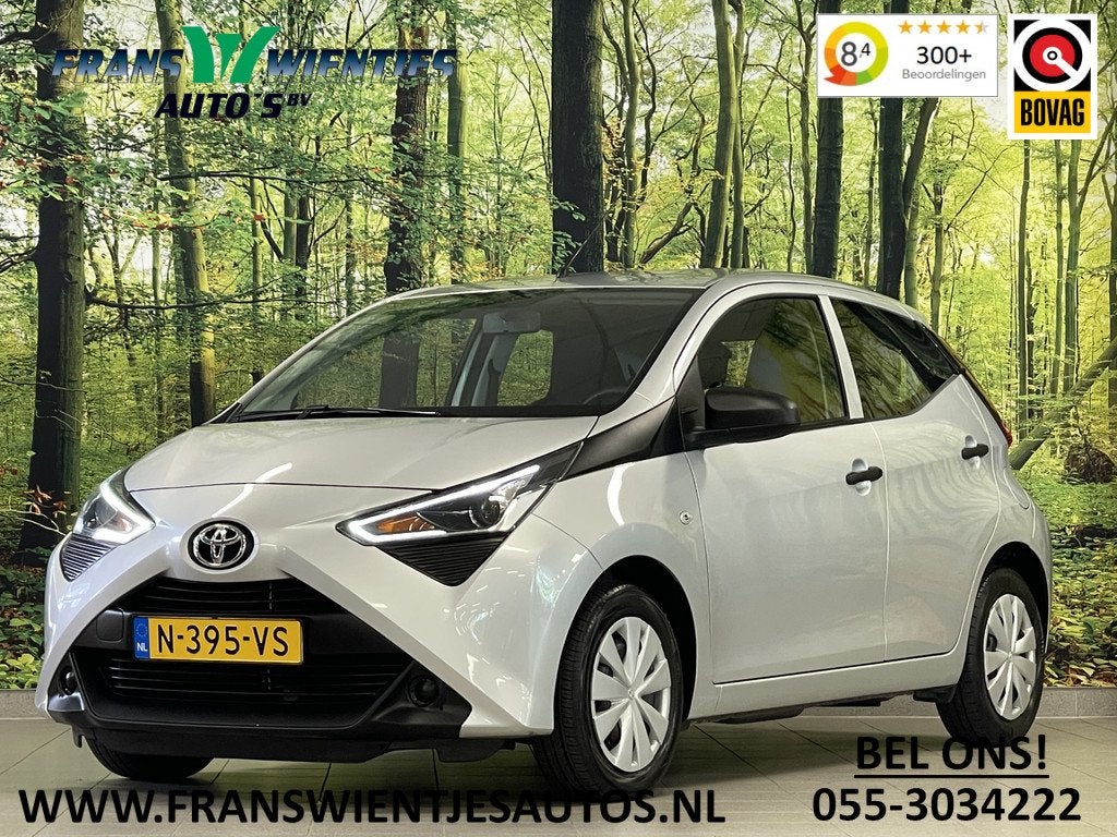 Toyota Aygo 1.0 VVT-i x-fun | Origineel Nederlands | Aircond, Auto's, Voorwielaandrijving, Stof, Gebruikt, 4 stoelen