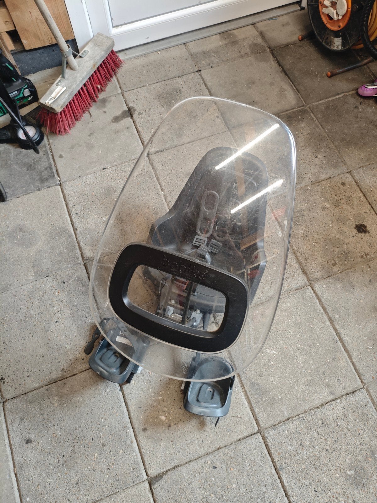 Bobike fietsstoeltje voor met windscherm, Ophalen, 0 t/m 18 kg, Voorzitje, Bobike