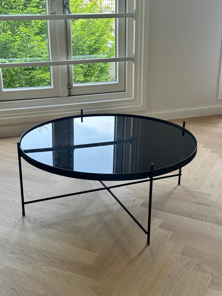 Zuiver salontafel met afneembare poten, Huis en Inrichting, Tafels | Salontafels, Ophalen, Gebruikt, Rond, 50 tot 100 cm