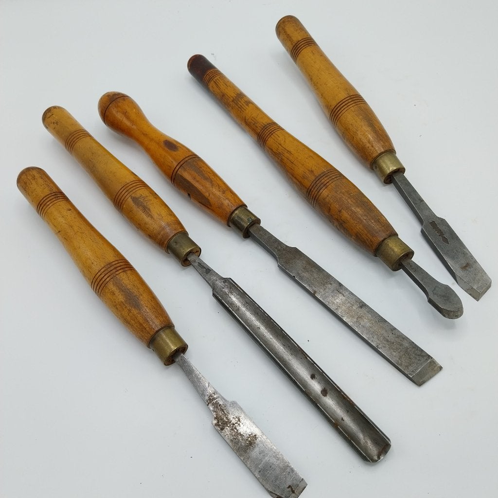 Set Engelse Houtdraai Beitels ( ML), Ophalen of Verzenden