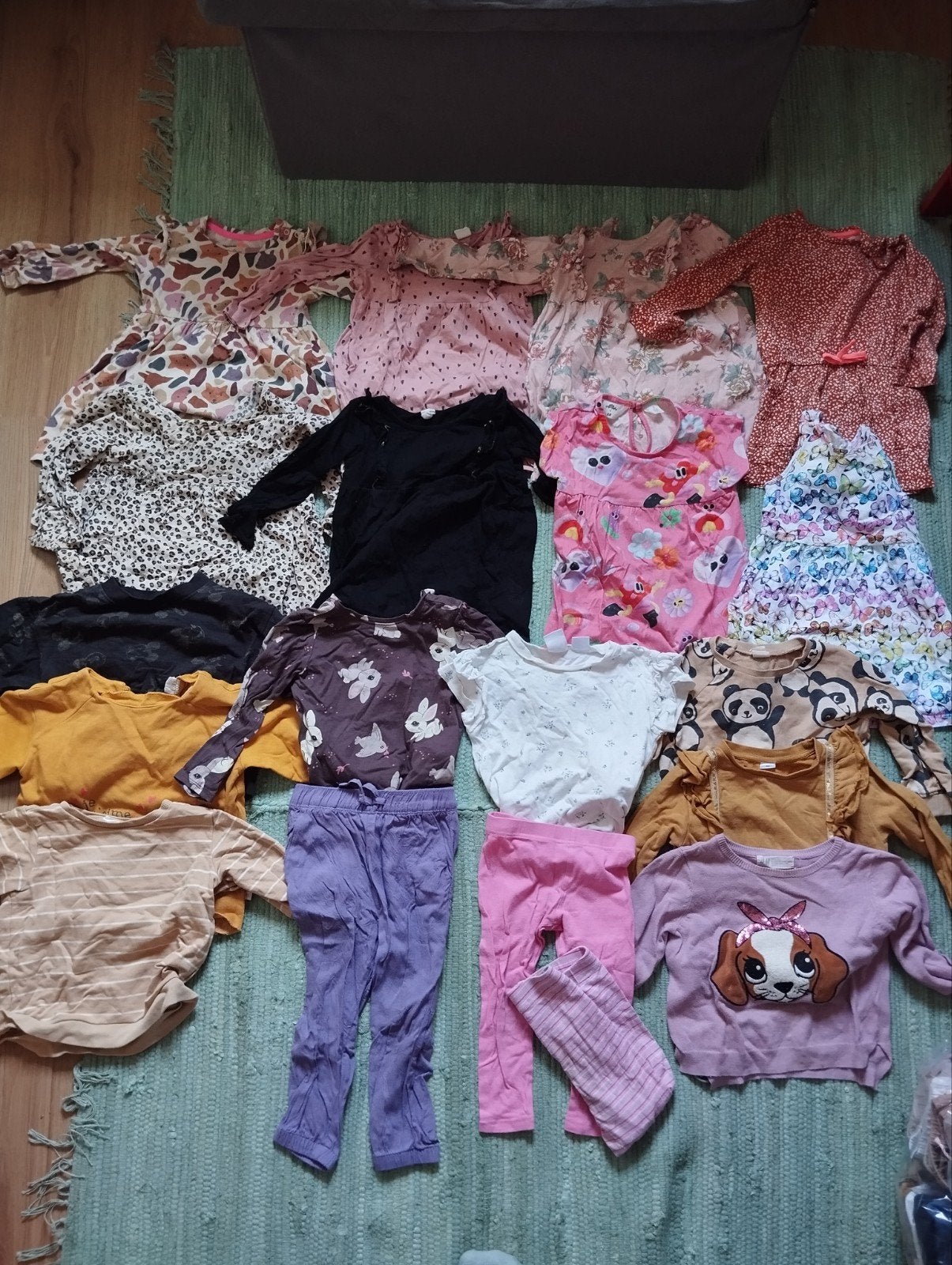 H&m maat 92 meisjes garderobe lente/zomer kleding setjes, Ophalen of Verzenden, Zo goed als nieuw, Maat 92