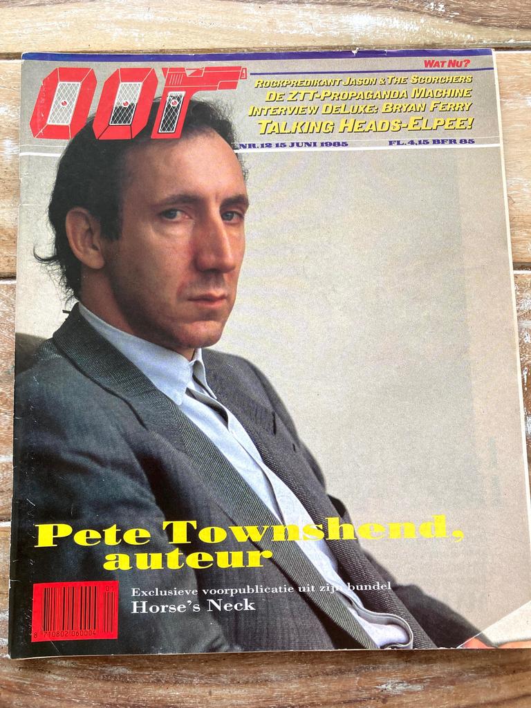 OOR Magazine 1985 PETE TOWNSHEND Bryan Ferry SCORCHERS, Boeken, Ophalen of Verzenden, Muziek, Film of Tv