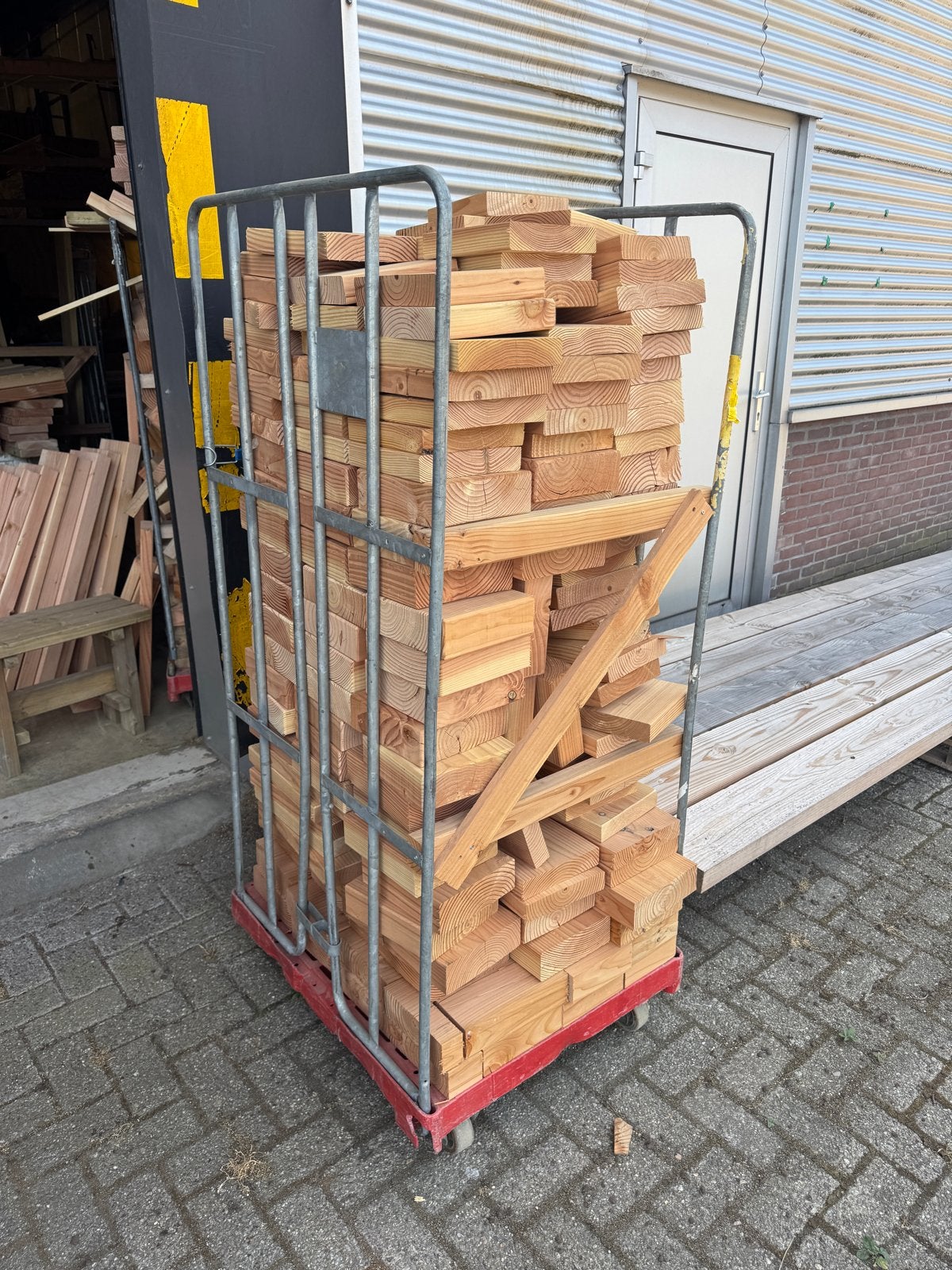 Douglas brandhout Diverse afmetingen, Ophalen, Gebruikt, 25 tot 50 mm, 200 tot 250 cm