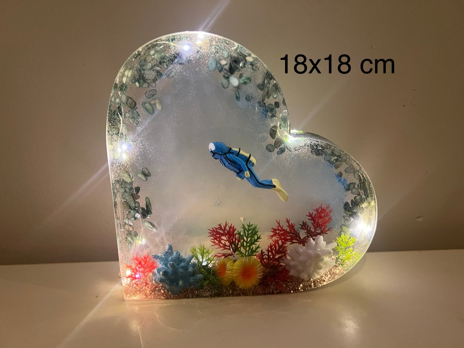 Decoratie lamp, Ophalen, Zo goed als nieuw, Kunststof