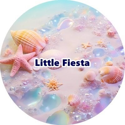 lf171 icing luxe schelpen zee 18cm eetbare taart print top, Ophalen of Verzenden, Nieuw, Taarten, Versiering