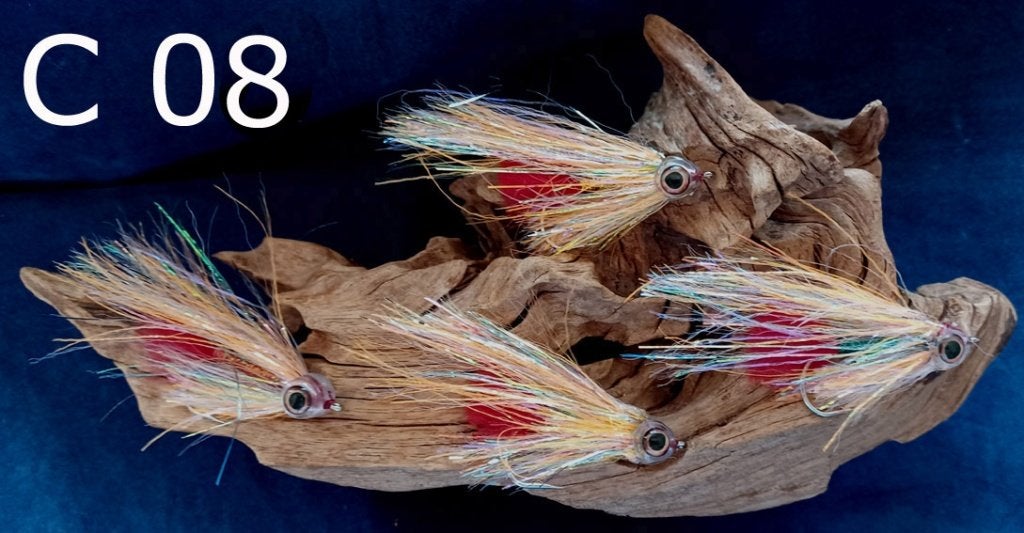 Set C 01 & C 08 van elk 4 Forel / Baars / Snoekstreamertjes, Ophalen, Nieuw, Complete set