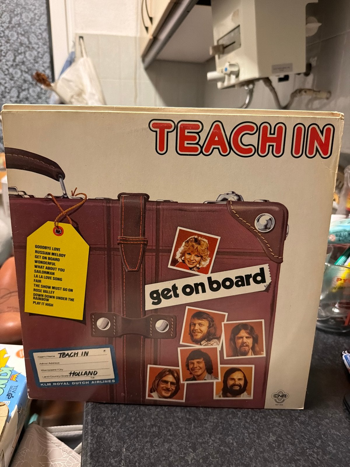 3.  Teach-In - Get On Board LP (Pop, 1975), Cd's en Dvd's, LP, Gebruikt, Pop, Ophalen of Verzenden