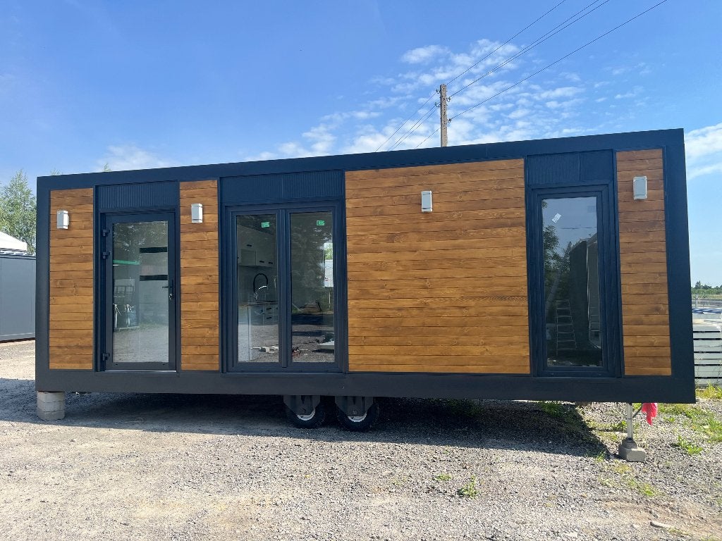 Tiny House 8x3m / Wooncontainer / stacaravan / Mobile home, Caravans en Kamperen, Ophalen of Verzenden, Nieuw
