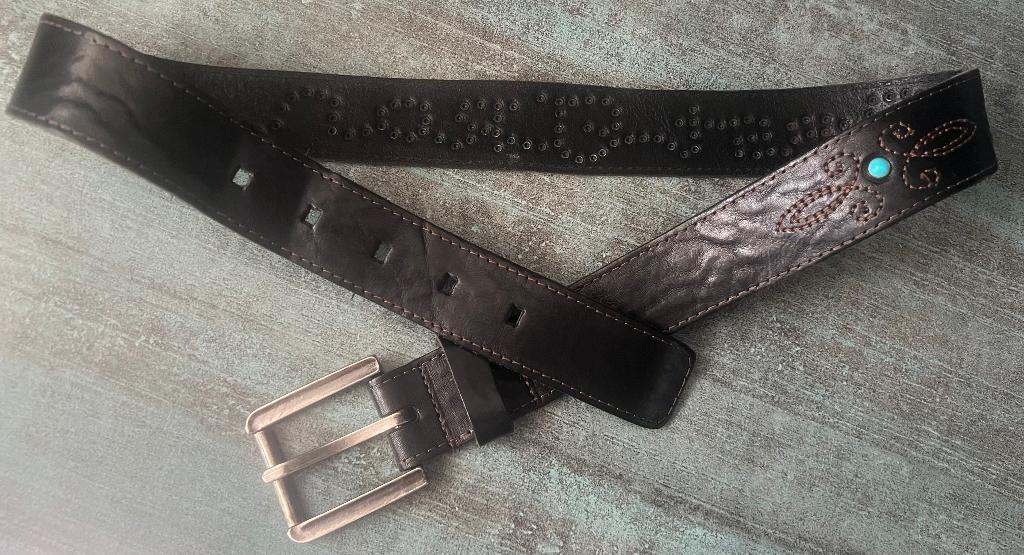Cast Iron. Leren riem. 90 cm., Minder dan 95 cm, Ophalen of Verzenden, Zo goed als nieuw, Cast Iron