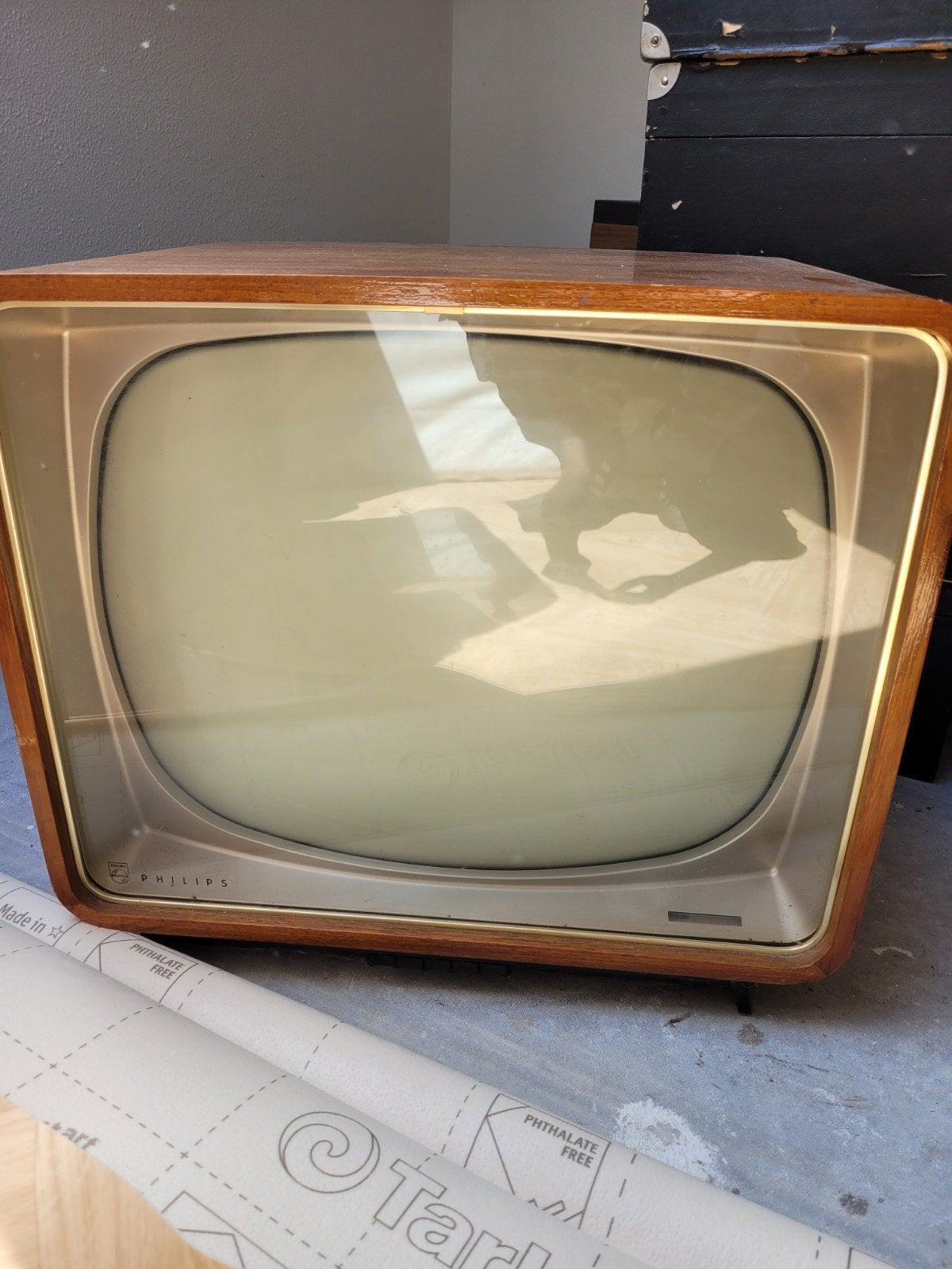 Vintage Philips Televisie - Jaren '60 Retro TV, Audio, Tv en Foto, Vintage Televisies, Ophalen, Gebruikt, Minder dan 40 cm, Philips