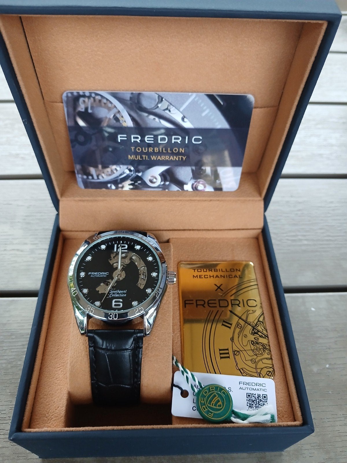 Fredric Tourbillon Mechanisch Horloge - Nieuw in Doos, Sieraden, Tassen en Uiterlijk, Horloges | Heren, Ophalen of Verzenden, Nieuw