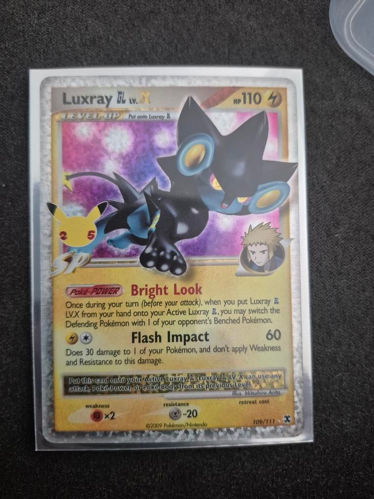 Luxray GL Lv.X Pokémon Kaart 109/111, Ophalen of Verzenden, Zo goed als nieuw, Losse kaart, Foil