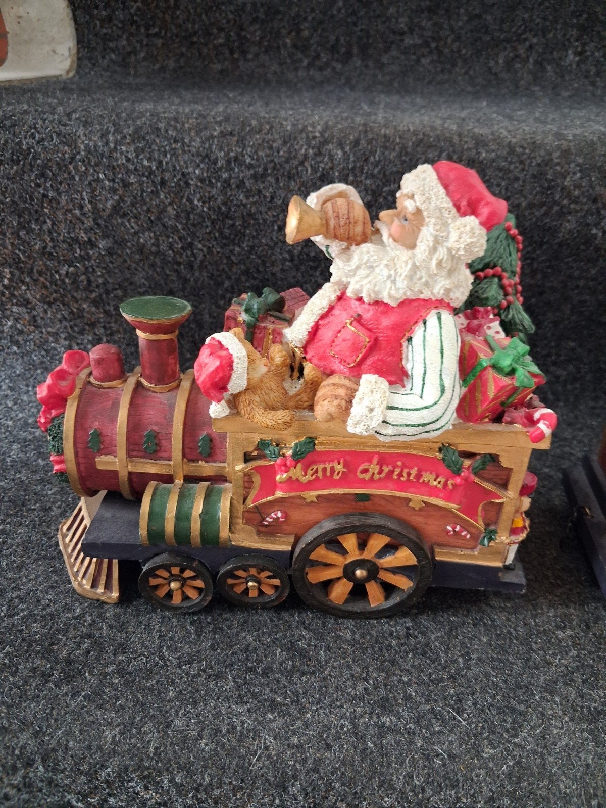 Kerst trein 4 delig, Diversen, Kerst, Ophalen of Verzenden, Gebruikt