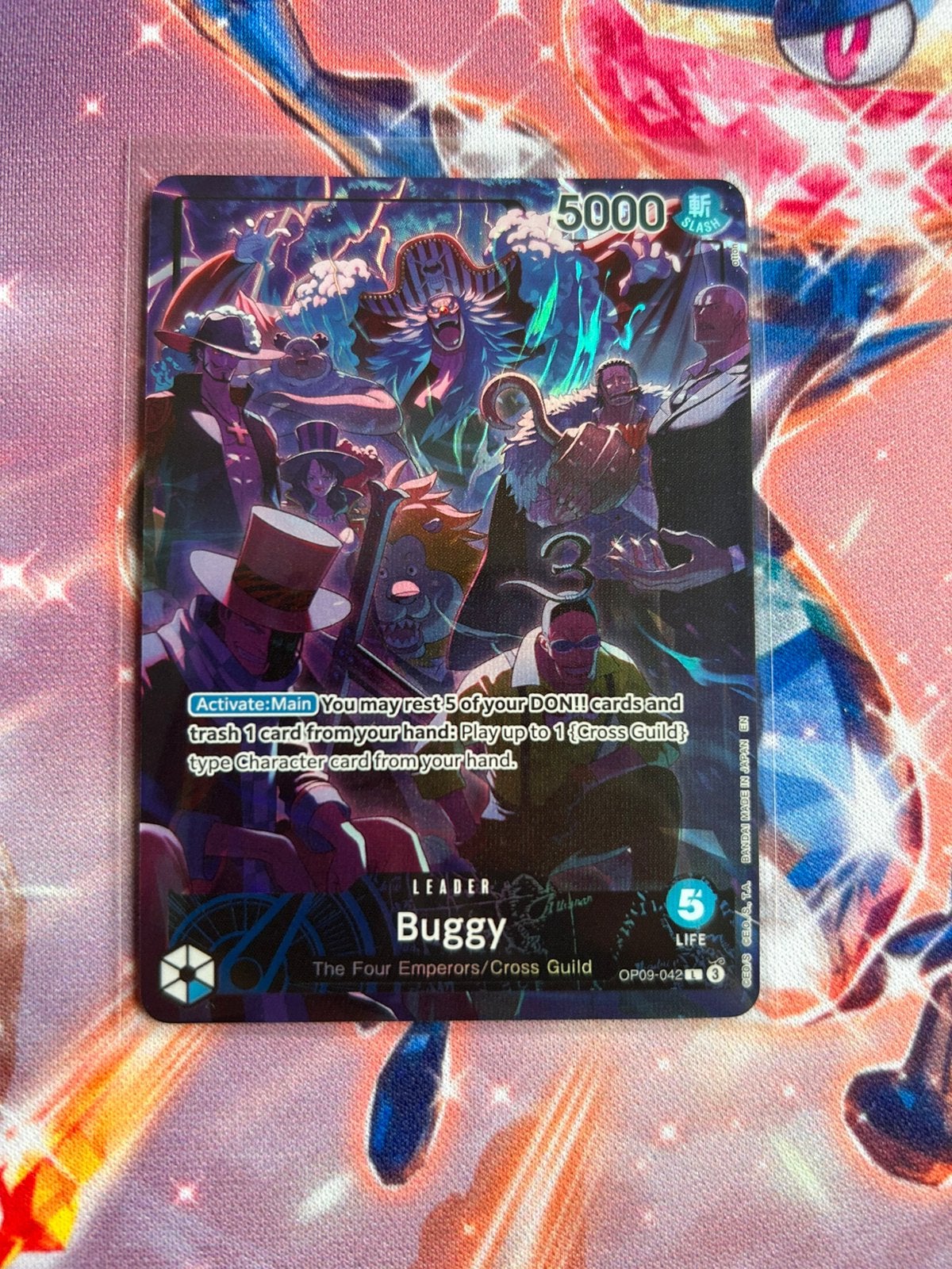 Buggy OP09-042. One piece, Ophalen of Verzenden, Zo goed als nieuw, Losse kaart