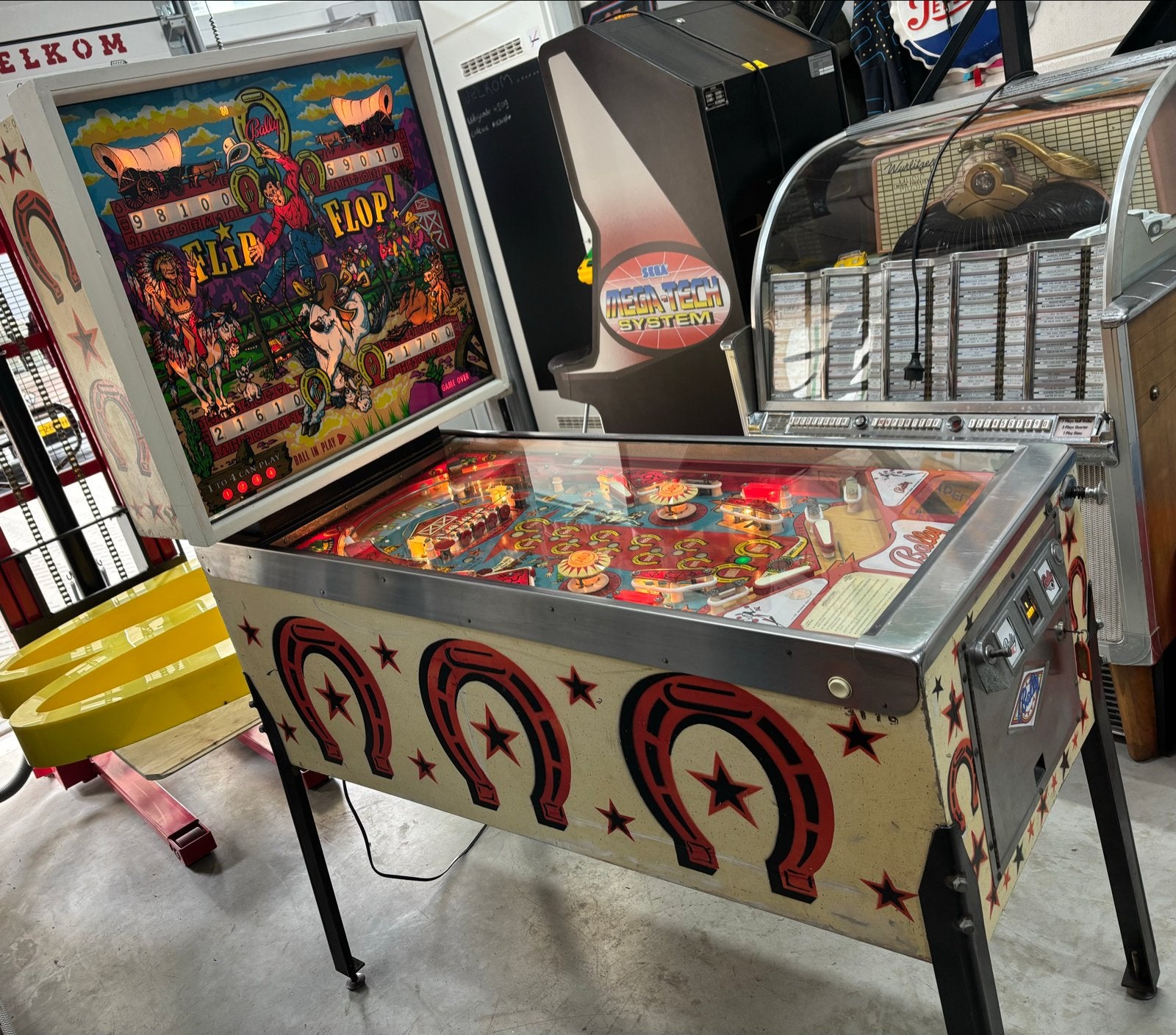 Bally Flip Flop Flipperkast - Klassieke Speelautomaat, Ophalen, Gebruikt, Elektronisch, Bally