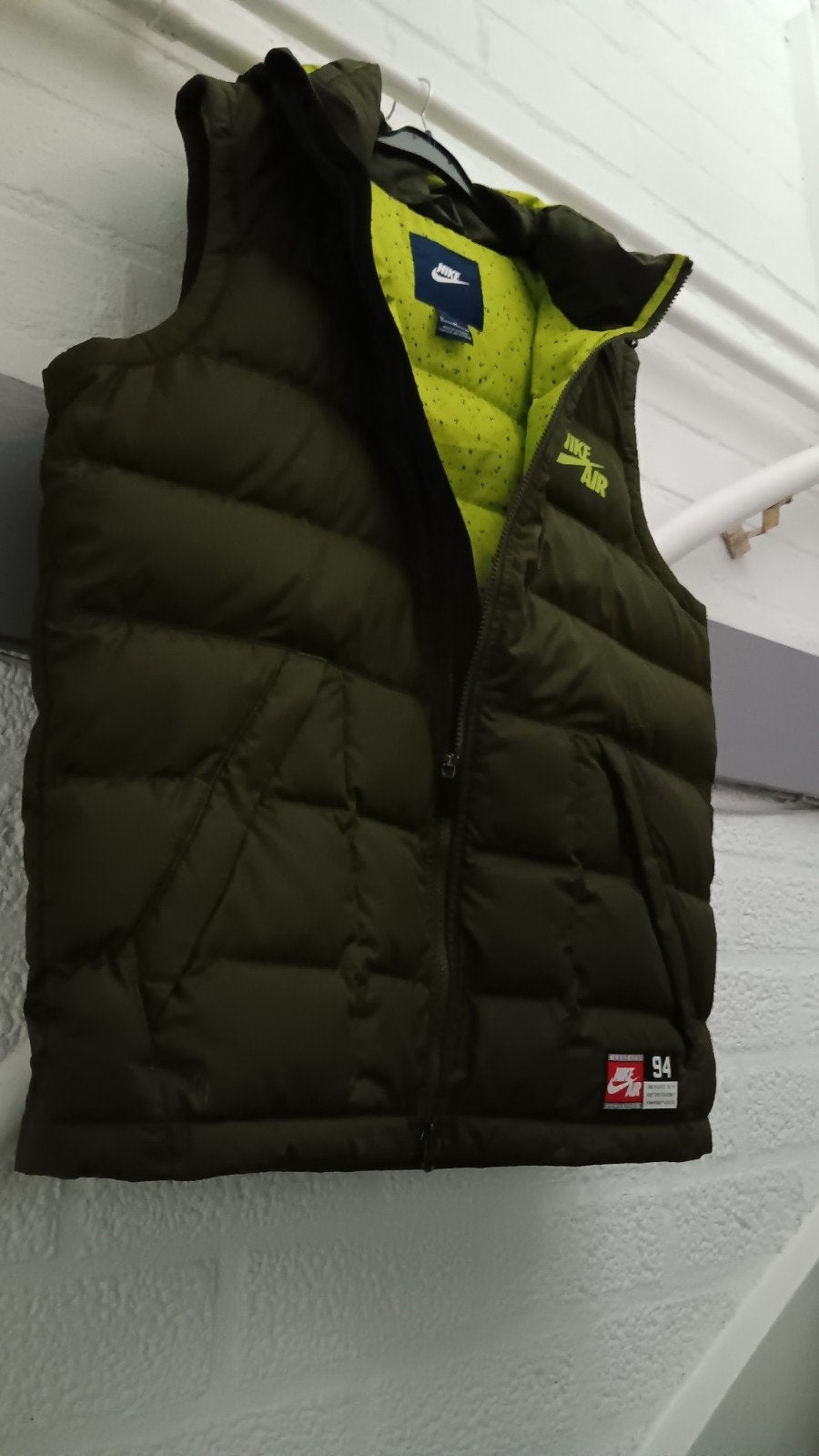 Nike Air Bodywarmer Maat L - Groen, Ophalen of Verzenden, Gedragen, Groen