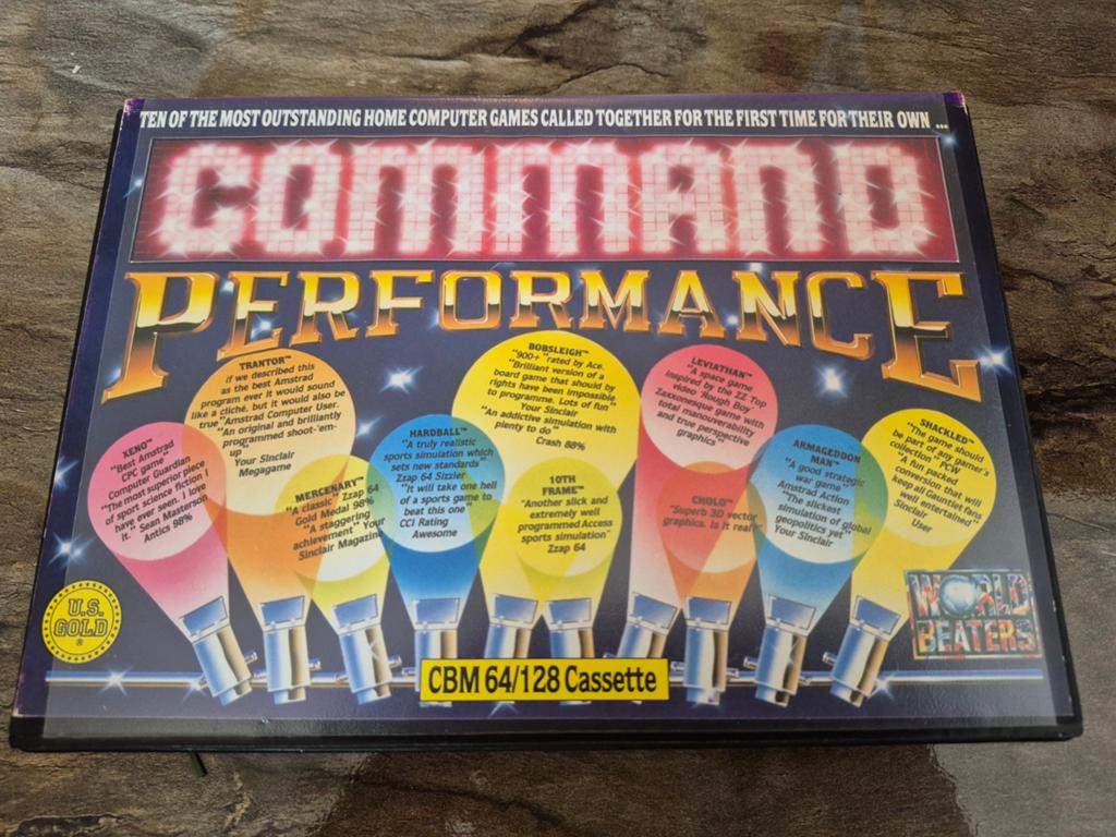 Commodore 64/128 Kassette Games: Command Performance, 1 speler, Ophalen of Verzenden, Gebruikt, Overige genres